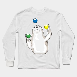 Seal Juggler Juggle Long Sleeve T-Shirt